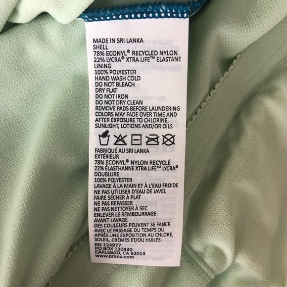 PRANA NWT ELLA ONE PIECE SWIMSUIT LAGOS LISBON SMA - Picture 10 of 12